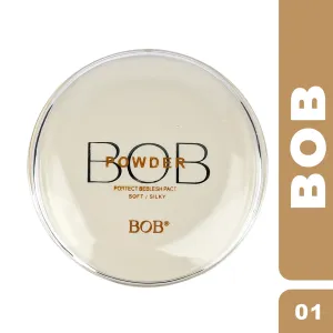 BOB Sparkling Brighten Soft/Silky Face Powder Ivory White 01 – Perfect Matte Finish